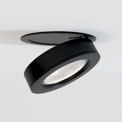 360° Rotatable Compact Round Aluminum LED Ceiling Downlights For Hallway