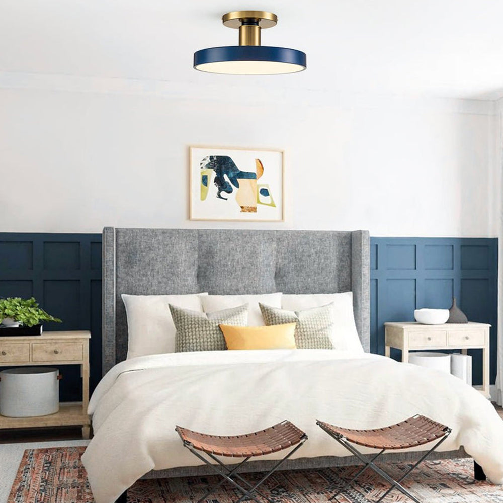 Contemporary Blue LED Ceiling Lights For Living Room