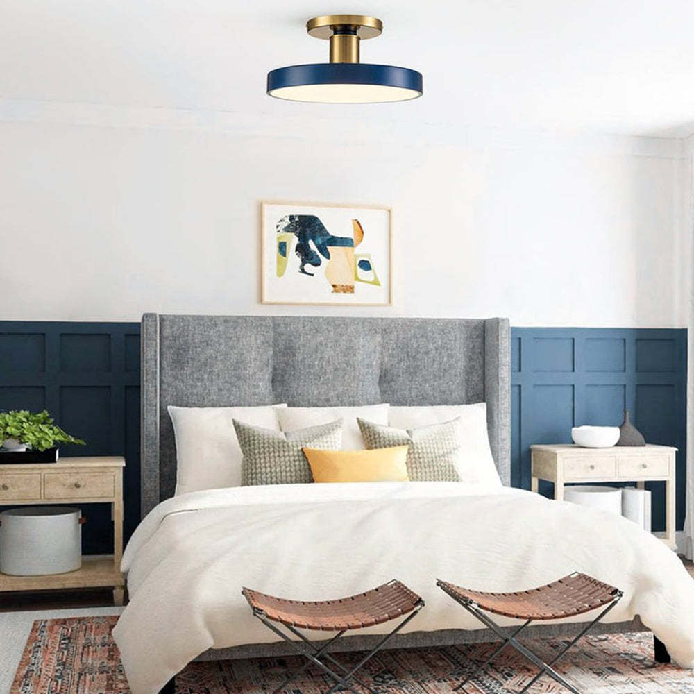 Contemporary Blue LED Ceiling Lights For Living Room