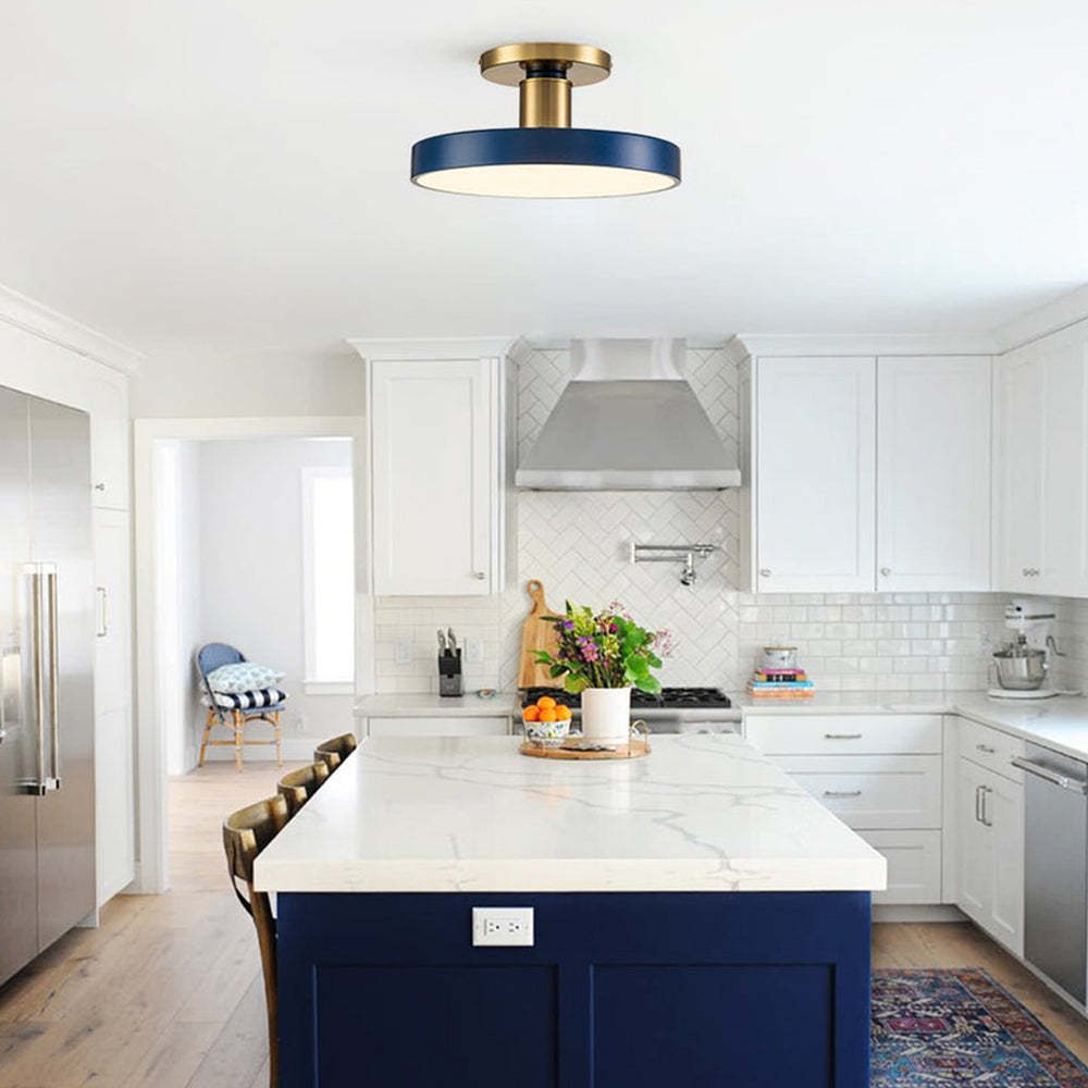 Contemporary Blue LED Ceiling Lights For Living Room