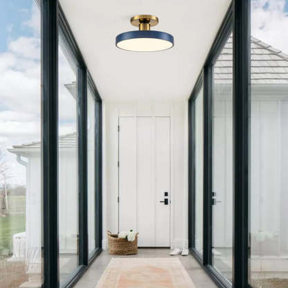 Contemporary Blue LED Ceiling Lights For Living Room