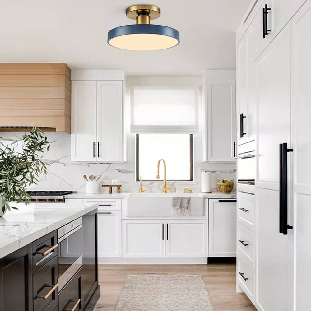 Contemporary Blue LED Ceiling Lights For Living Room