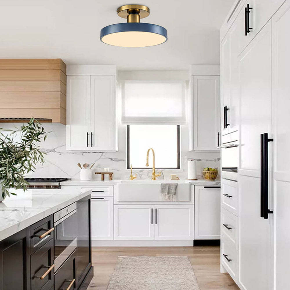 Contemporary Blue LED Ceiling Lights For Living Room