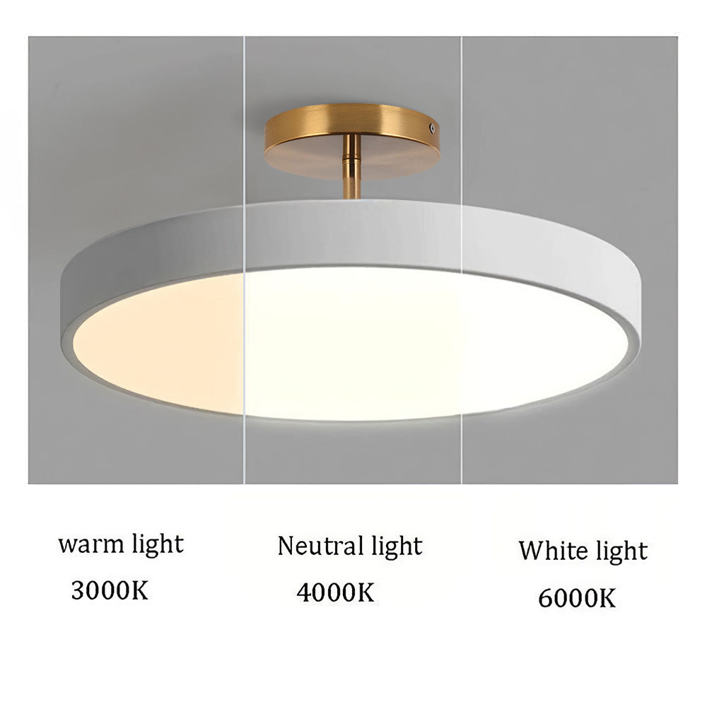 Minimalism Round LED Ceiling Light For Bedroom 