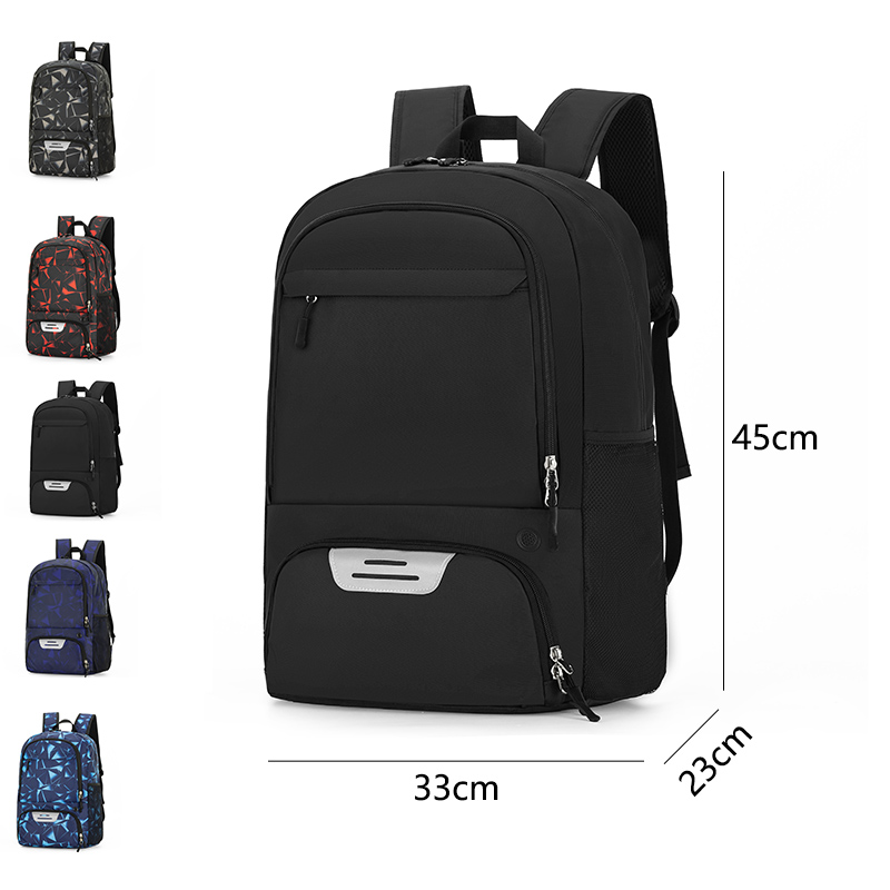 Big Basketball Backpack Men Travel Sports Outdoor Nylon Backpack Youth Student Backpack Football Bag With Shoe Pocket Backpack