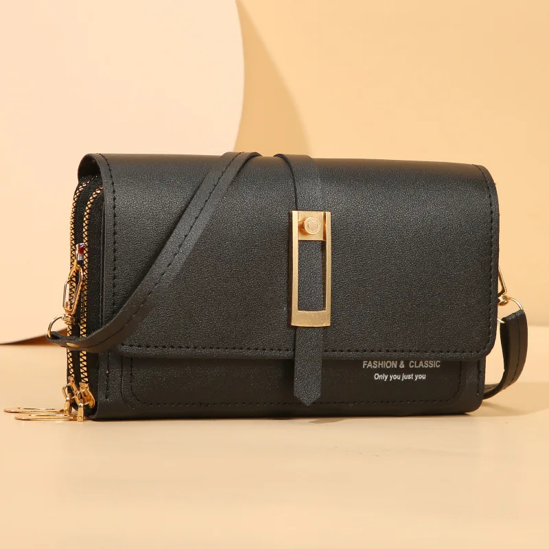 Female Shoulder Bag Women Functional Crossbody Chain Wallet Mobile Phone Bag Big Capacity Women Mini Bag