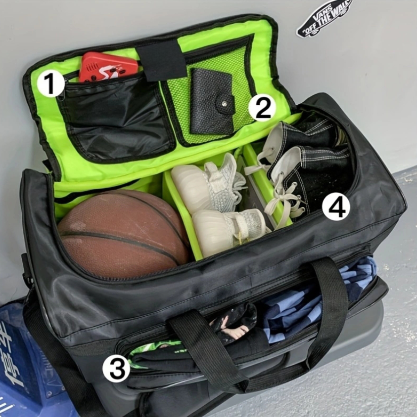 Travel Gym Bag Multifunctional Sneakers Storage Luggage Bag Sports Fitness Bag Large Capacity Basketball Package