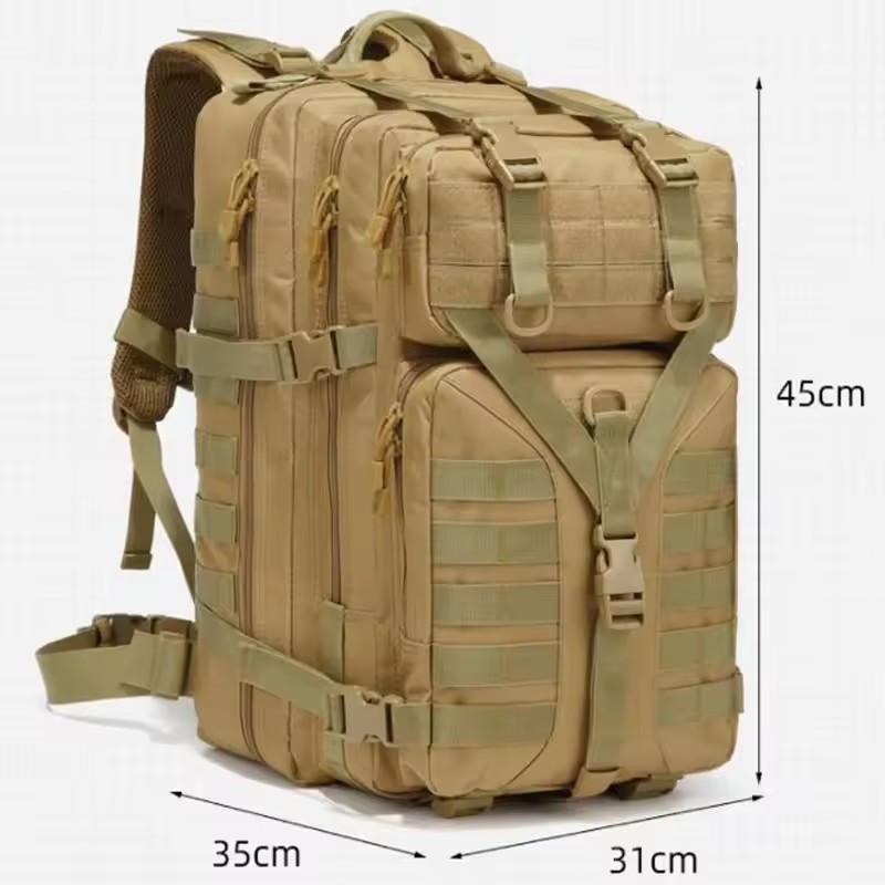 Men Tactical Backpack 50L Capacity Waterproof Outdoor Sport Hiking Camping Hunting Backpack Bags for Men