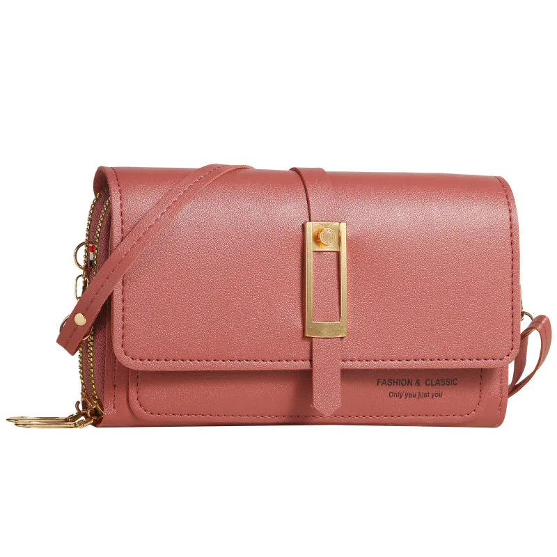 Female Shoulder Bag Women Functional Crossbody Chain Wallet Mobile Phone Bag Big Capacity Women Mini Bag