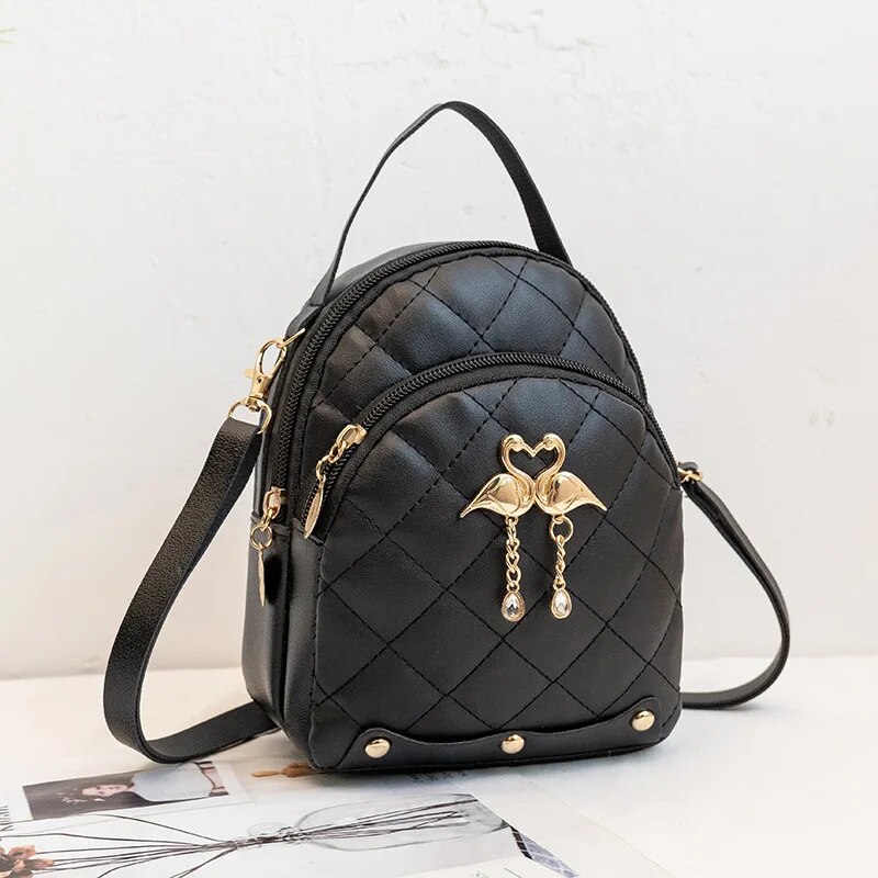 Rilibegan Women Fashion Backpack Female Handbag Leisure Mini Fashion Women Backpacks Phone Packs MIni Backpack