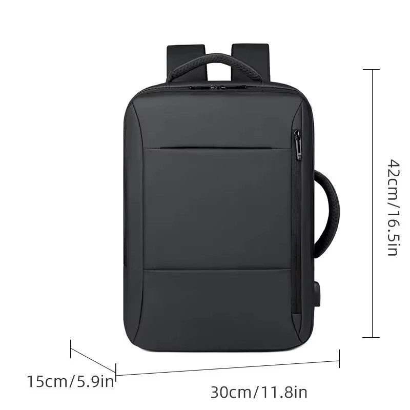 Men Large Capacity Backpack USB Charging Male Laptop Bagpack Waterproof Business Travel Back Pack Luggage Bag
