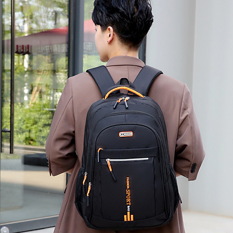 Rilibegan Men's Backpack Large Capacity Business Computer Backpack Women's Travel Bag High School Junior High School Backpack