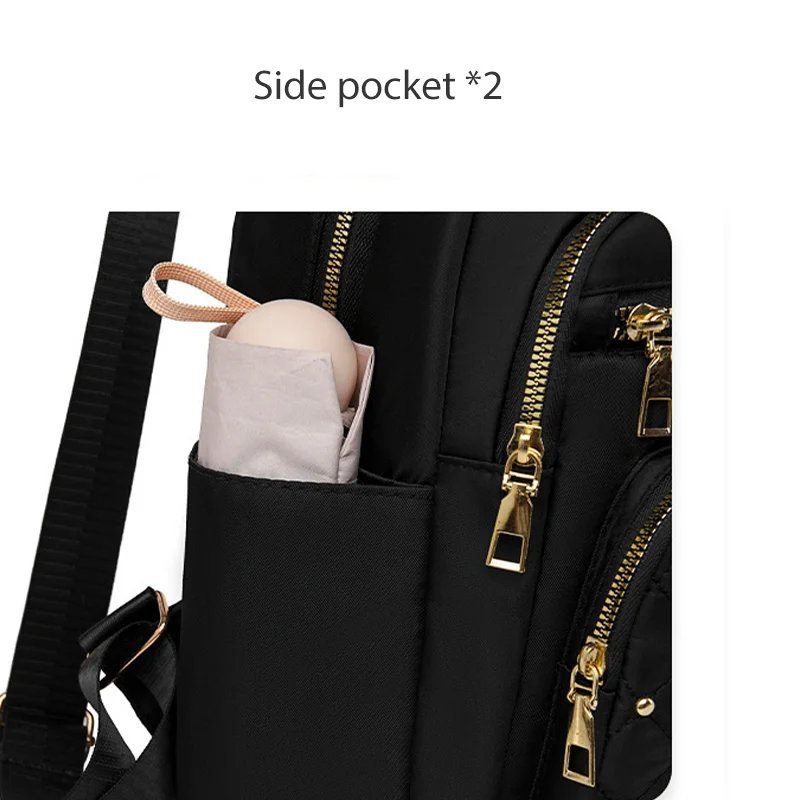 Outdoor Travel Bag Ladies Oxford Cloth Backpack Large Capacity Outdoor Travel Bag Fashion Casual Backpack