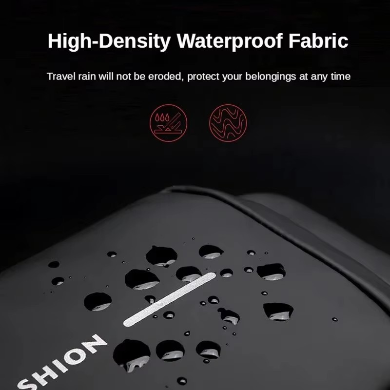 Men Crossbody Bag PU Leather Classic Anti-Theft Shoulder Bag Chest Bag Crossbody Bag Men