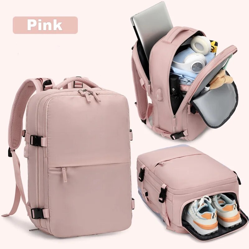 Large Capacity Dry and Wet Separation Backpack Multi-functional Short-distance Travel Waterproof Mommy Backpack