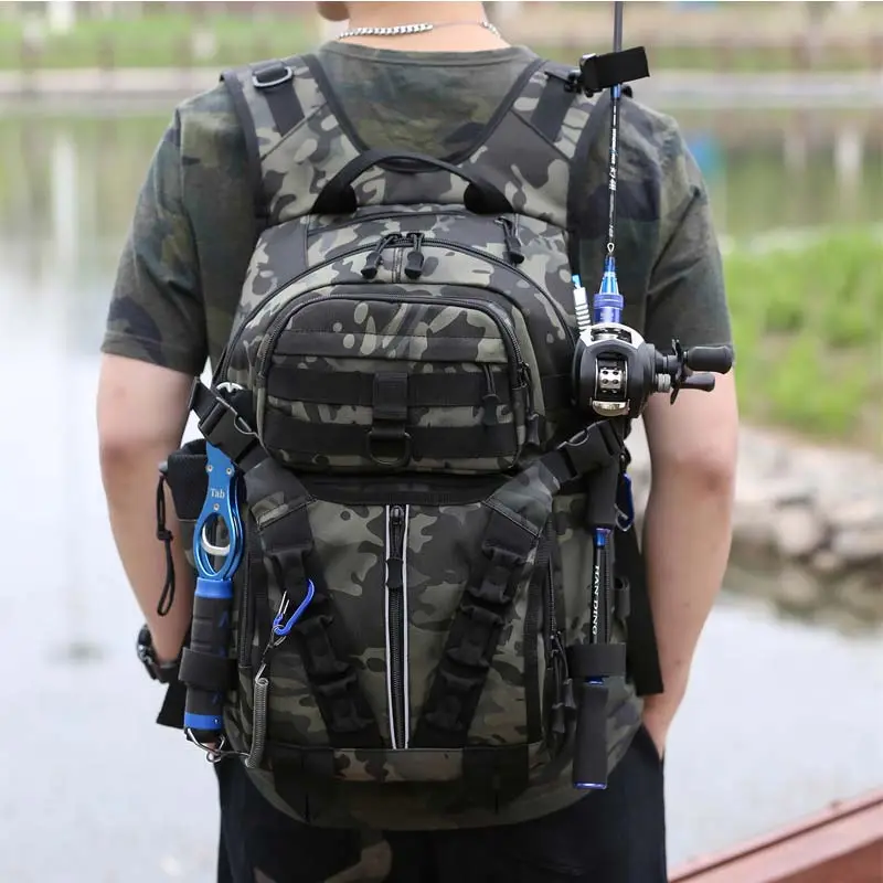 Fishing Gear Backpack Fishing Backpack Carp Fishing Accessories Fishing Tackle Backpack Tactical Camping Travel Backpack