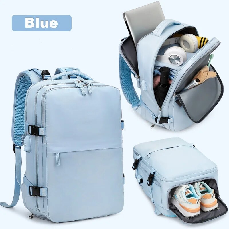Large Capacity Dry and Wet Separation Backpack Multi-functional Short-distance Travel Waterproof Mommy Backpack