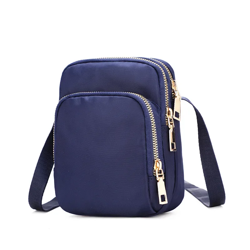Fashion phone bag Women's bag Crossbody bag Solid color coin purse women's canvas small backpack shoulder bag crossbody bag