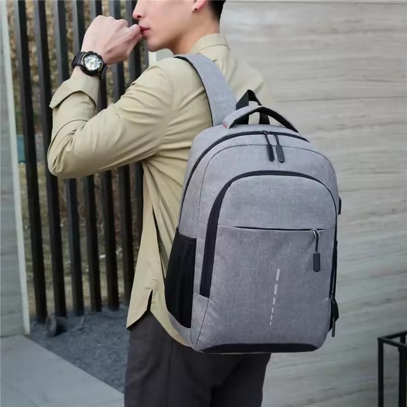 Men Waterproof Backpack USB Charging Casual Travel Backpack Men Large Capacity Travel Laptop Backpack School Bag