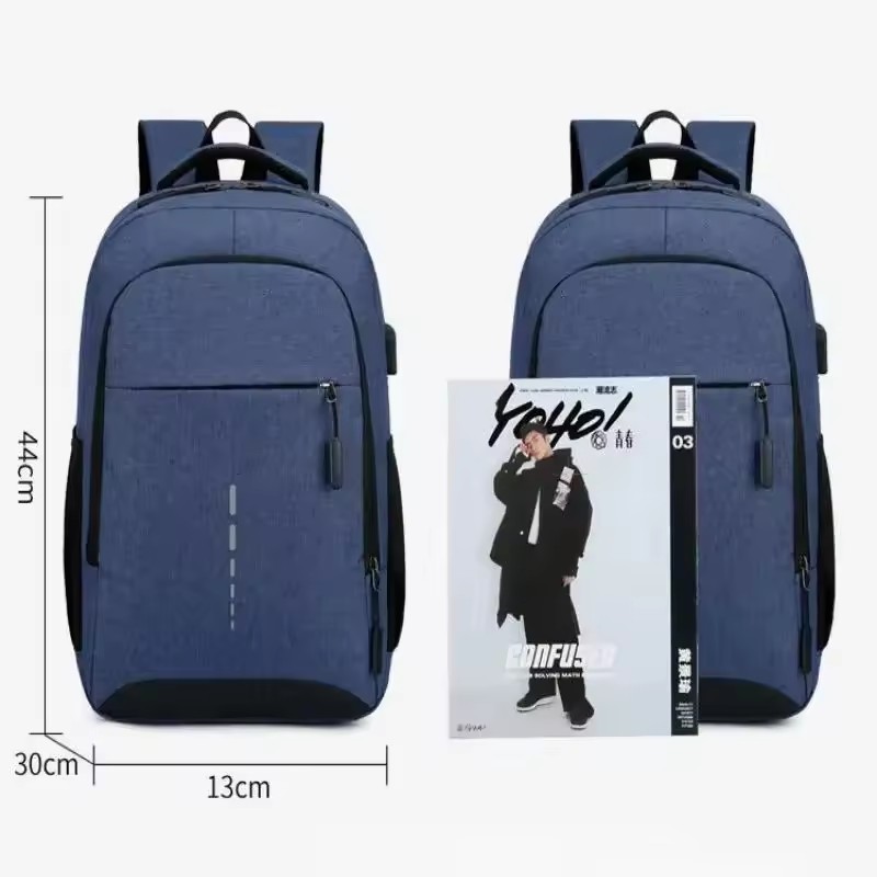 Men Waterproof Backpack USB Charging Casual Travel Backpack Men Large Capacity Travel Laptop Backpack School Bag