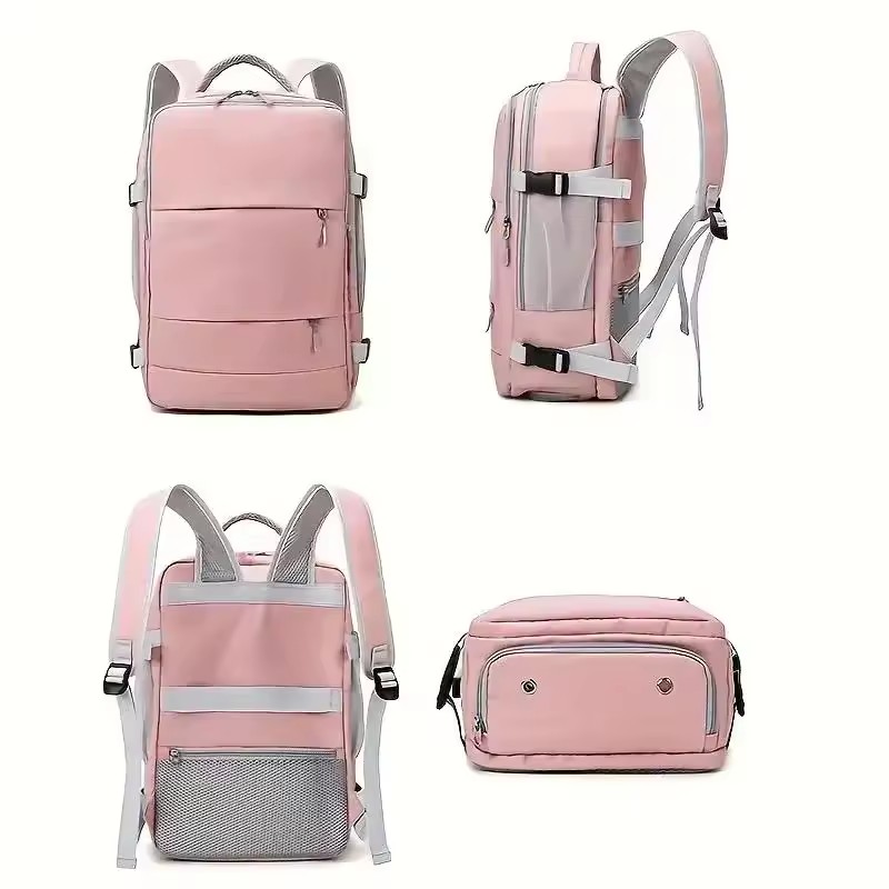 Casual Travel Backpack Women Waterproof Anti-Theft Casual Backpack Bag with Luggage Strap Laptop Backpack Women