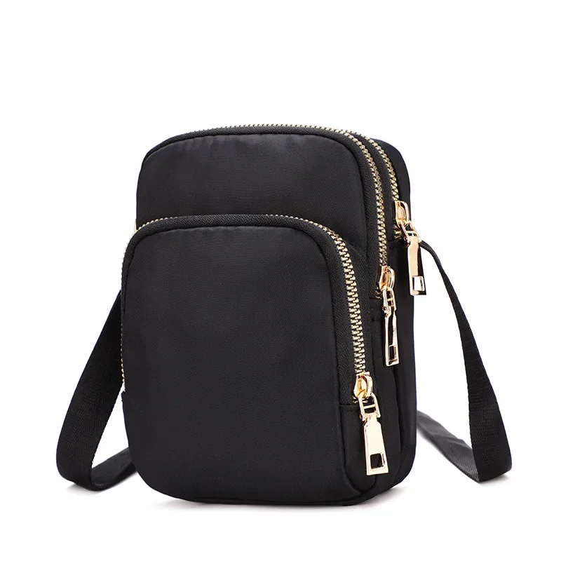 Fashion phone bag Women's bag Crossbody bag Solid color coin purse women's canvas small backpack shoulder bag crossbody bag