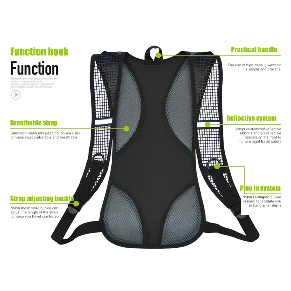 Outdoor Sports Backpack Cycling Hiking Bicycle Running Rock Climbing Backpack Travel Men Backpack