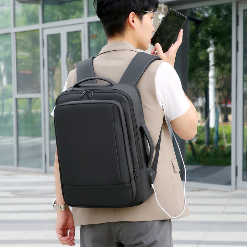 Rilibegan Men Travel Backpack Expand Business Male Backpacks Computer Men Backpacks