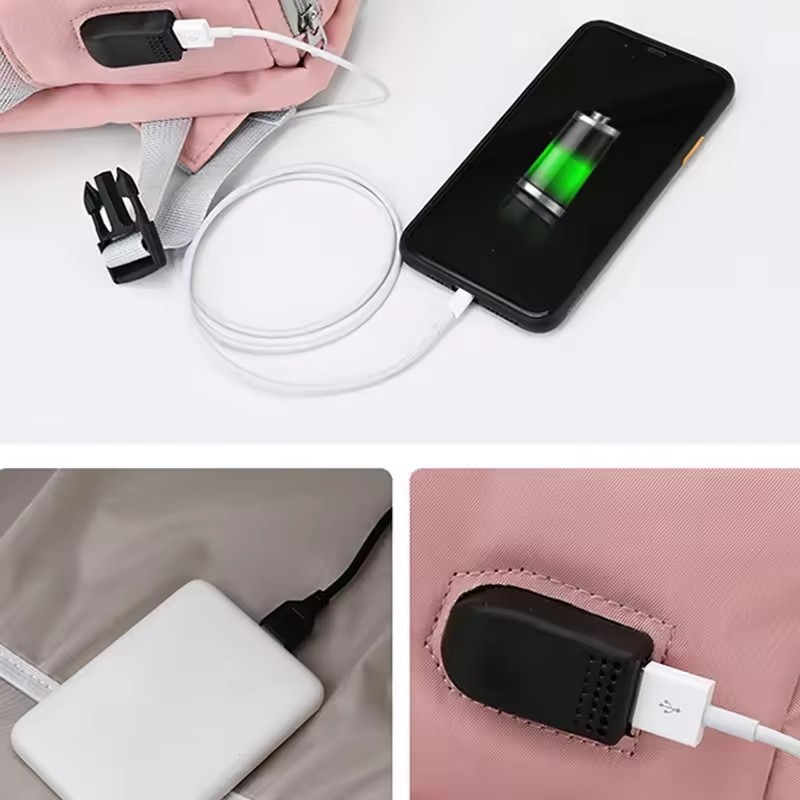 Casual Travel Backpack Women Waterproof Anti-Theft Casual Backpack Bag with Luggage Strap Laptop Backpack Women