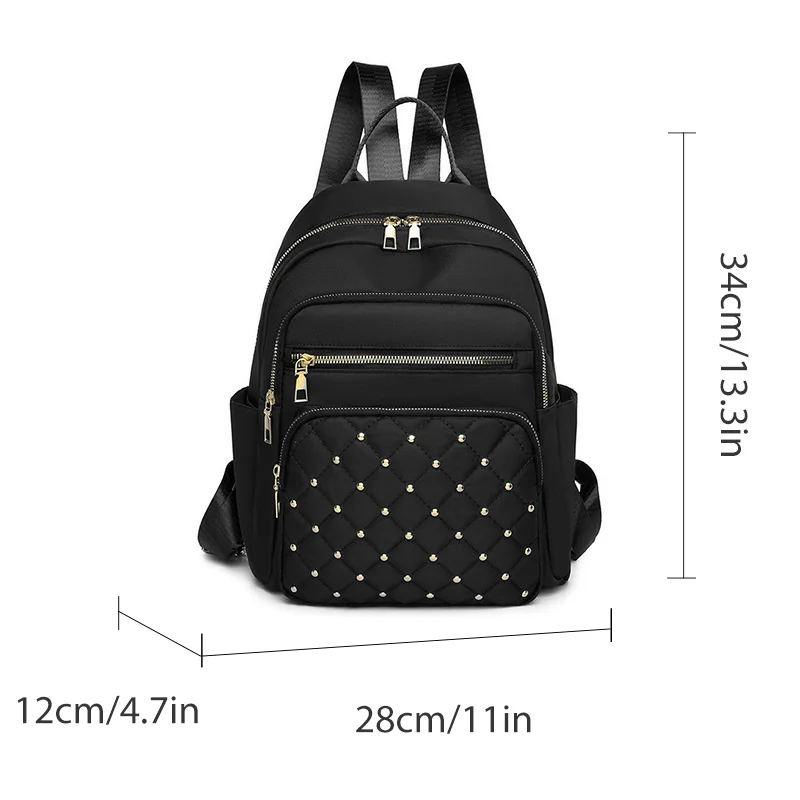 Outdoor Travel Bag Ladies Oxford Cloth Backpack Large Capacity Outdoor Travel Bag Fashion Casual Backpack