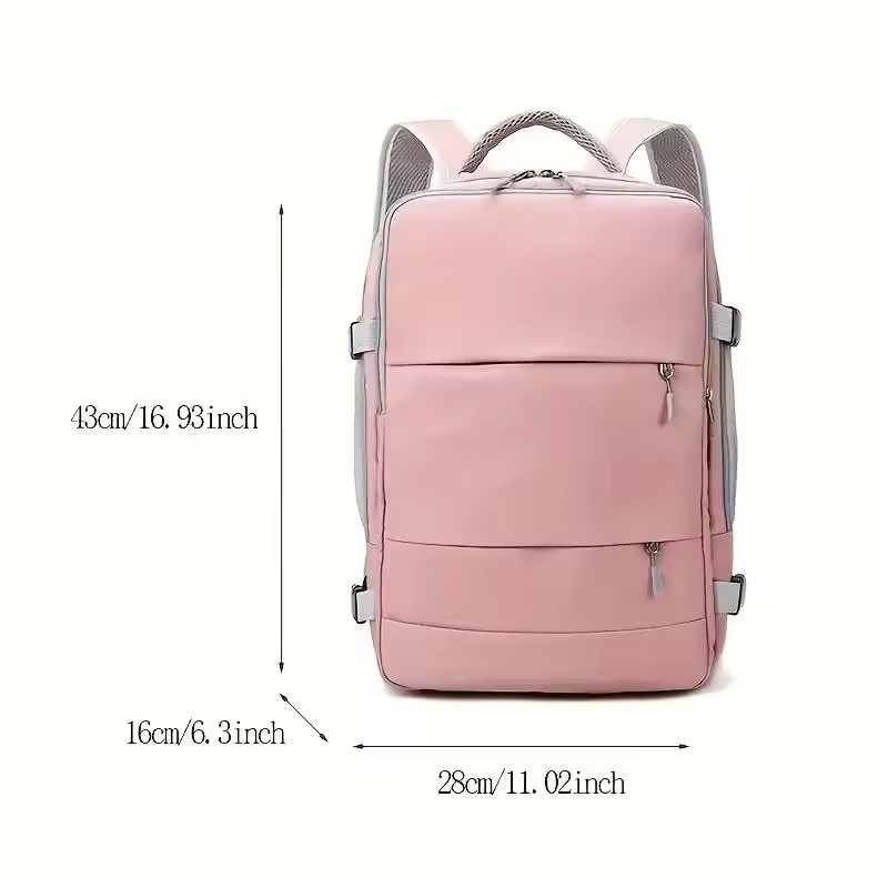 Casual Travel Backpack Women Waterproof Anti-Theft Casual Backpack Bag with Luggage Strap Laptop Backpack Women