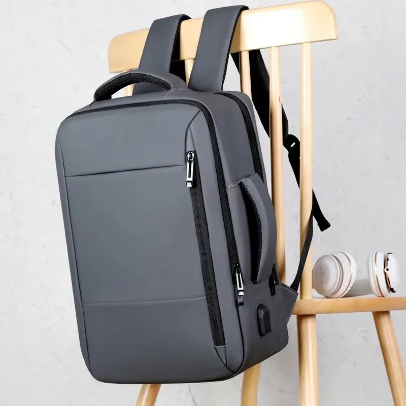 Men Large Capacity Backpack USB Charging Male Laptop Bagpack Waterproof Business Travel Back Pack Luggage Bag