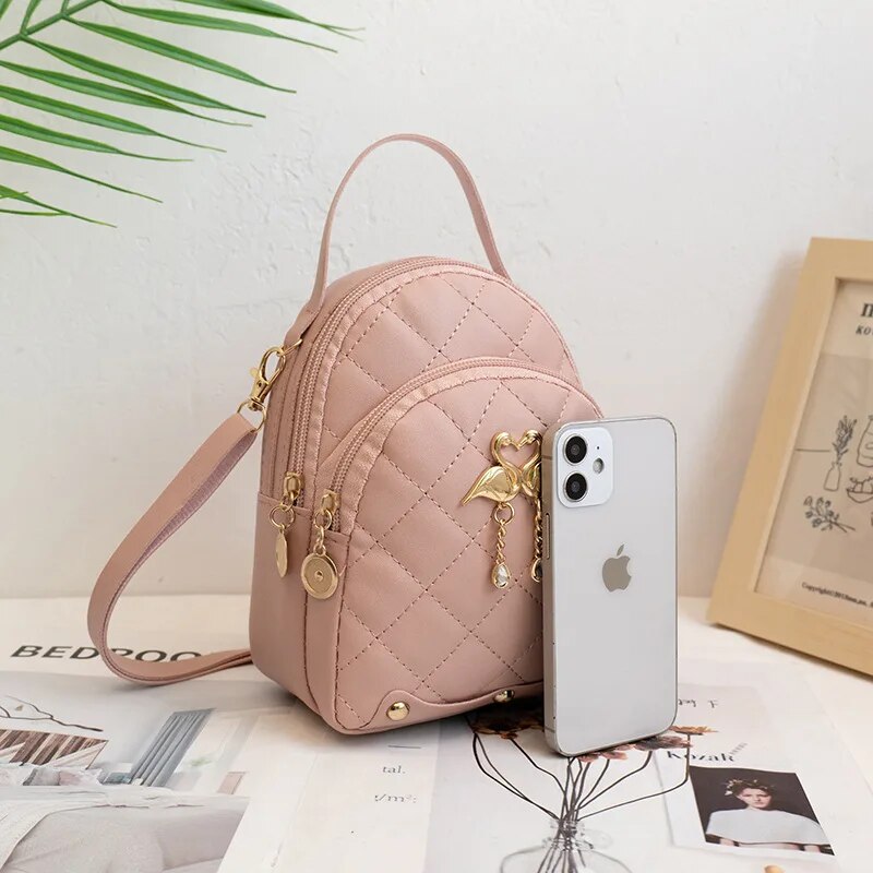 Rilibegan Women Fashion Backpack Female Handbag Leisure Mini Fashion Women Backpacks Phone Packs MIni Backpack
