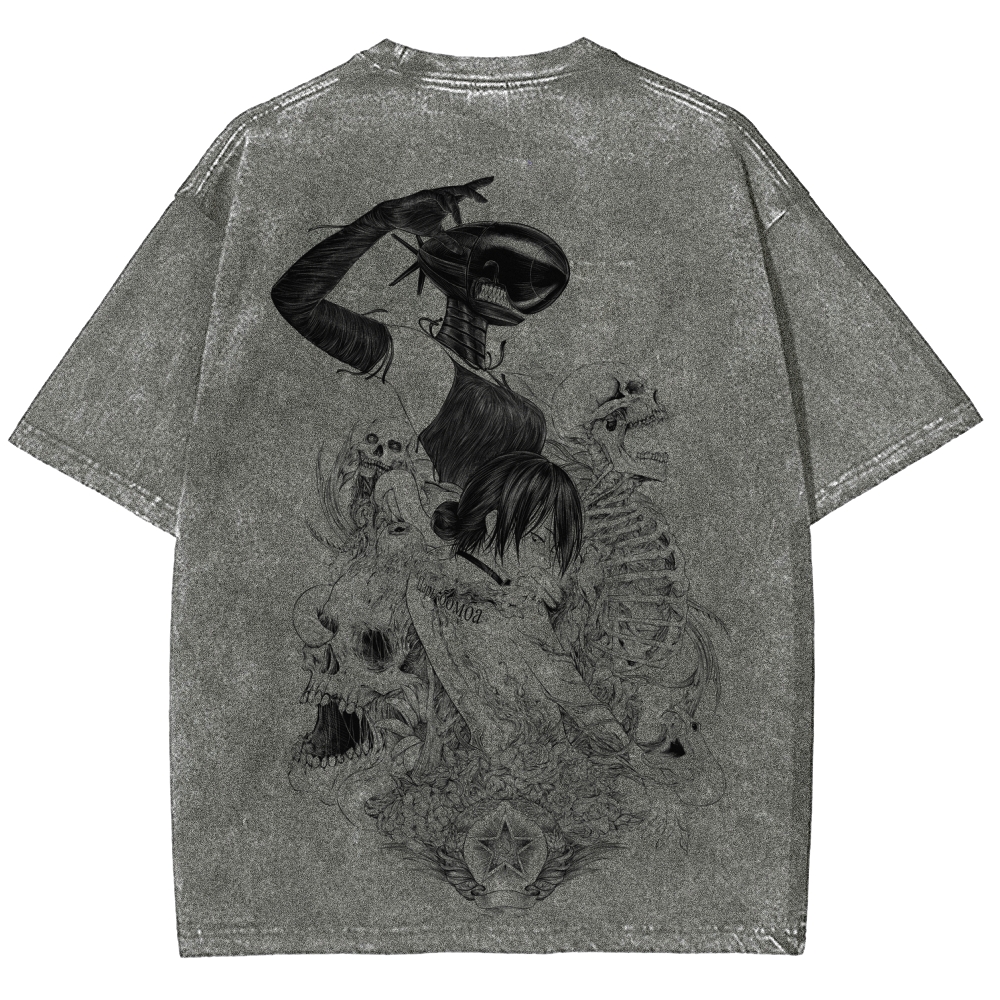 Chainsaw Man Unisex Fit Washed T-Shirt 2511004403