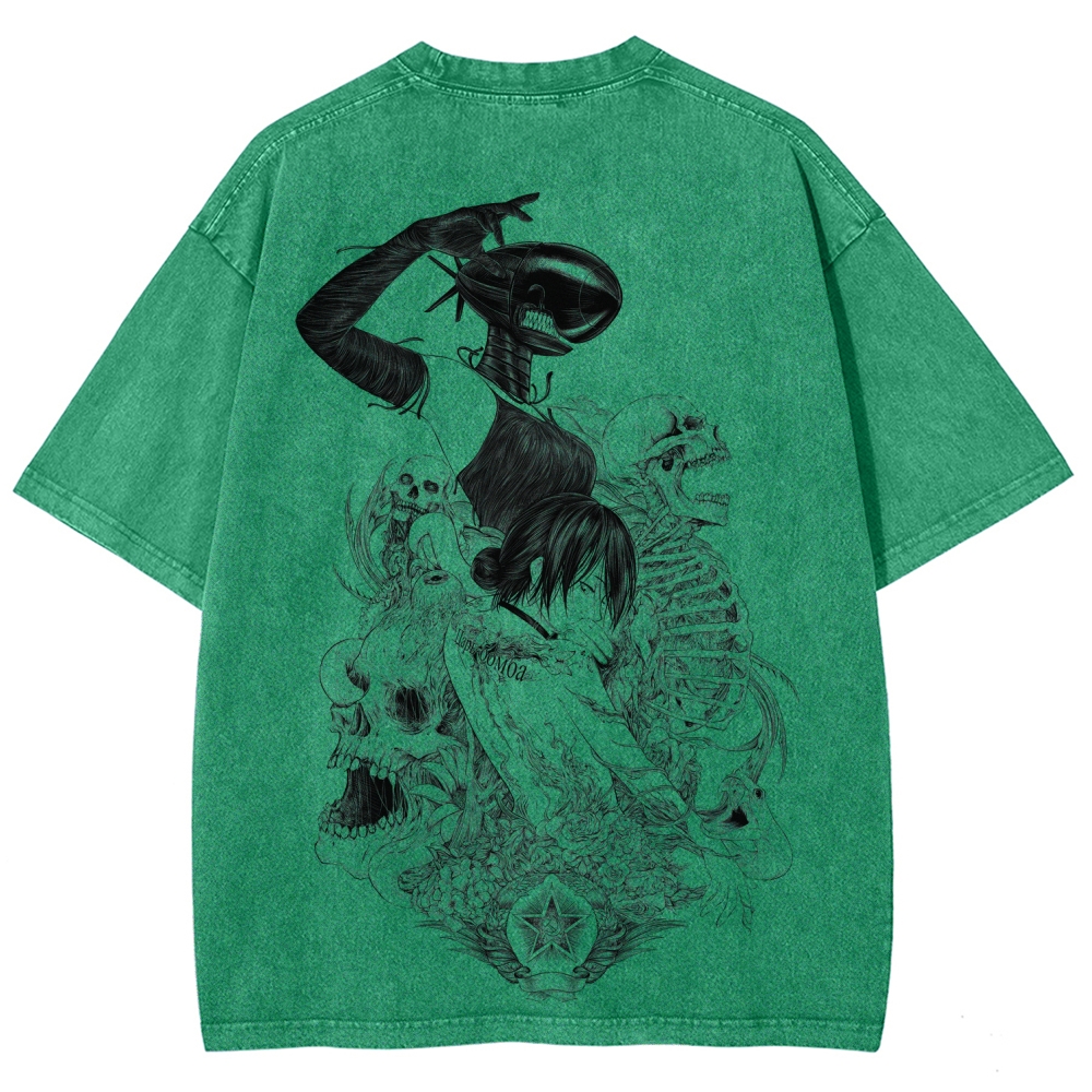 Chainsaw Man Unisex Fit Washed T-Shirt 2511004403