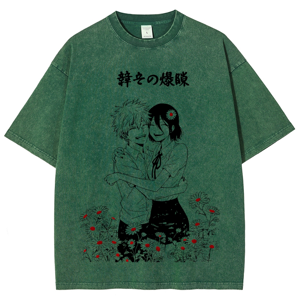 Chainsaw Man Unisex Fit Washed T-Shirt 2511007082