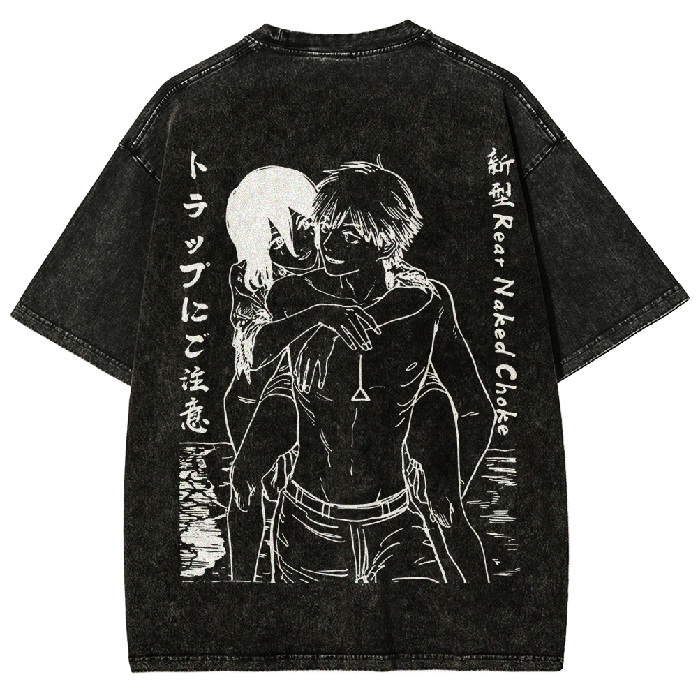 Chainsaw Man Unisex Fit Washed T-Shirt 2511007189