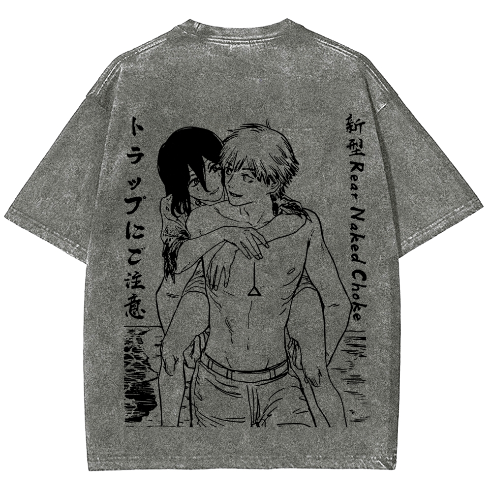 Chainsaw Man Unisex Fit Washed T-Shirt 2511007189