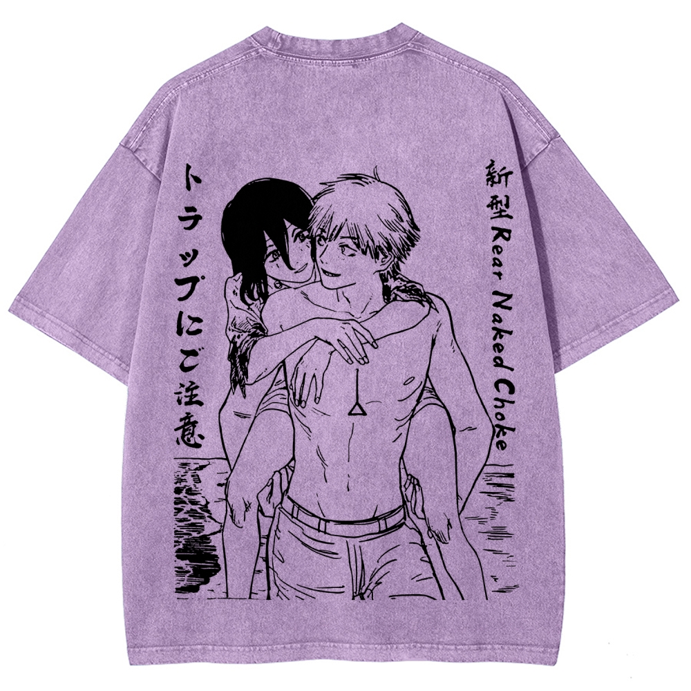 Chainsaw Man Unisex Fit Washed T-Shirt 2511007189