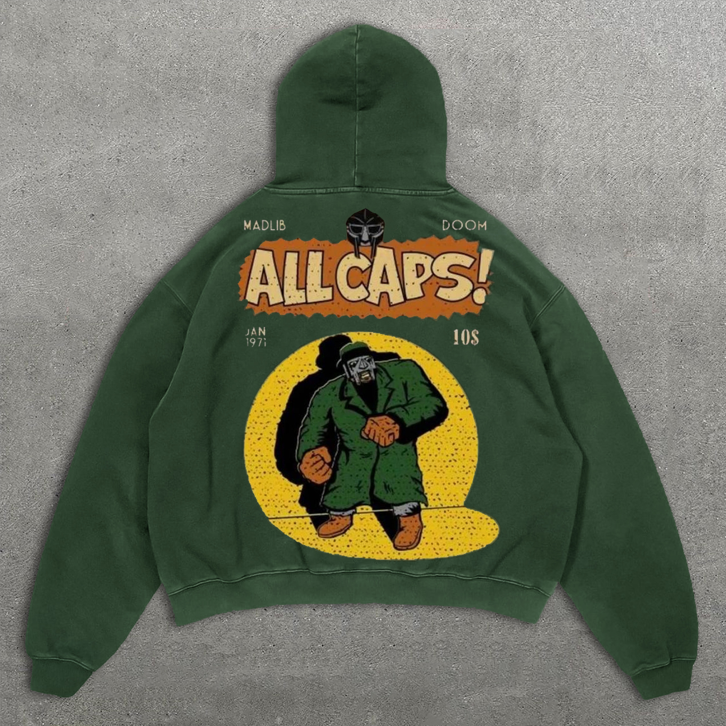 Mf Doom All Caps Hoodie
