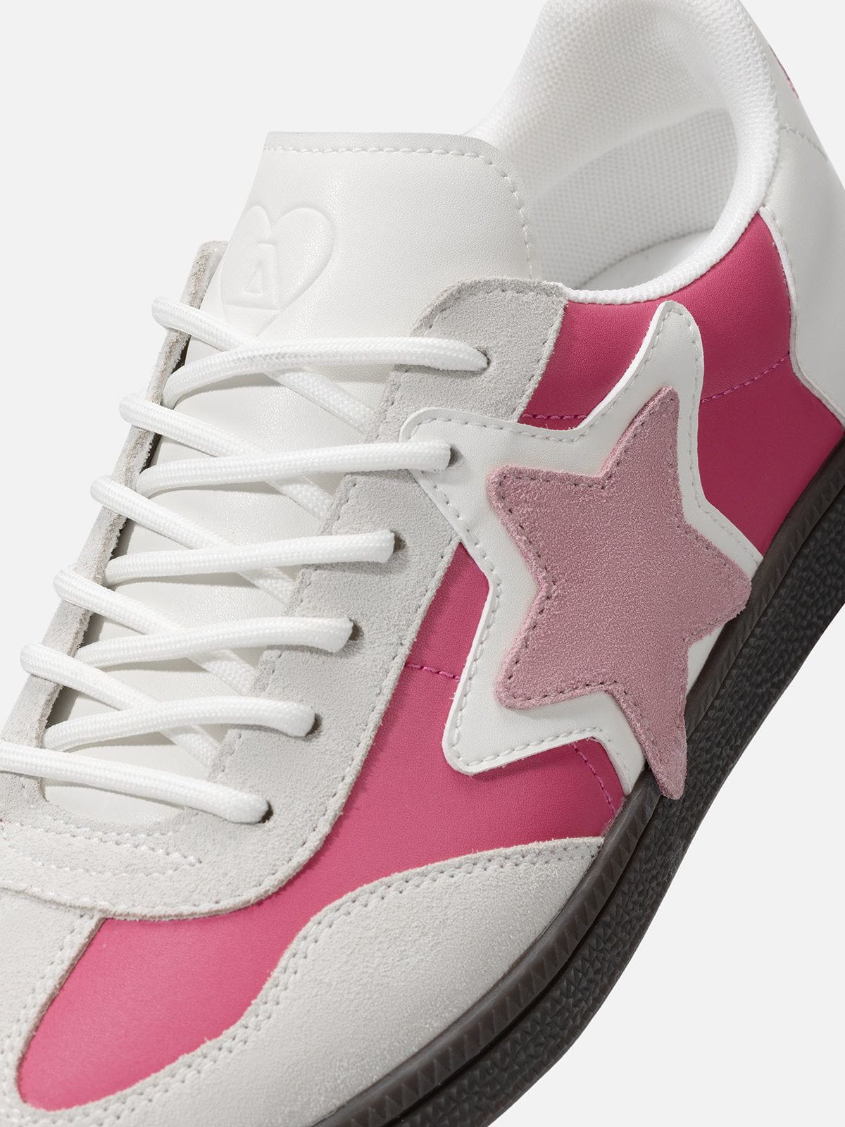 Triple Star Embroidery Star Gum Sole Skate Shoes