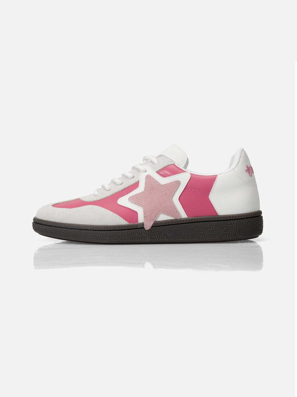 Triple Star Embroidery Star Gum Sole Skate Shoes