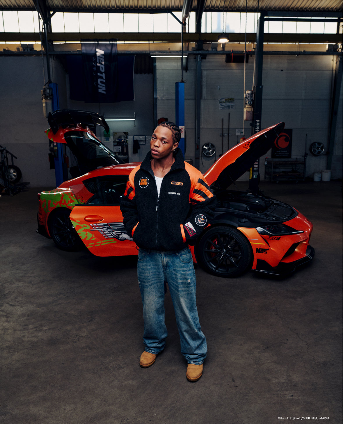 CHAINSAW MAN RACING SHERPA