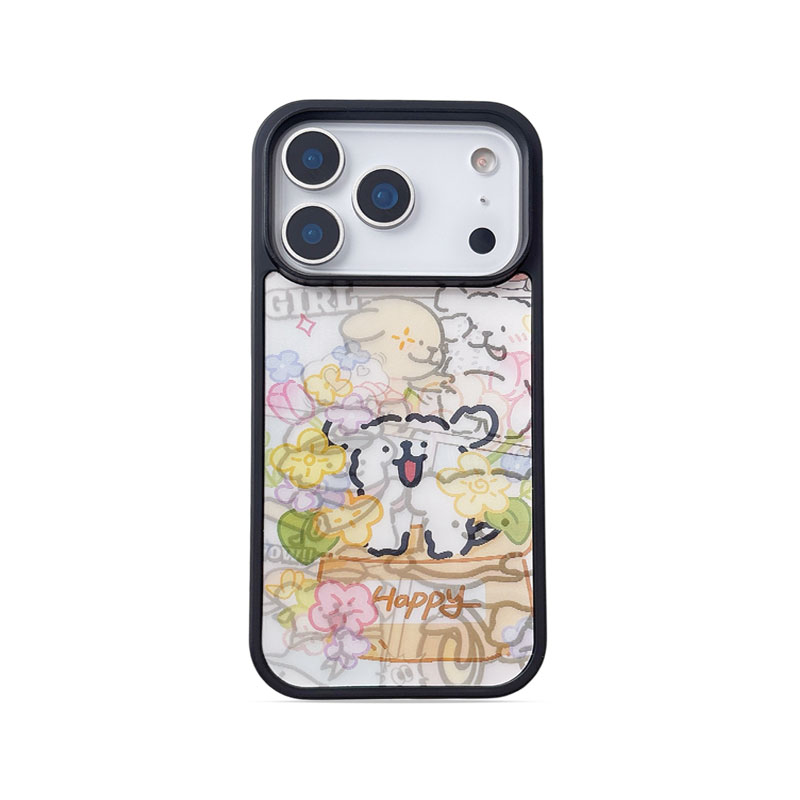 Cute Cartoon Dog MagSafe-Compatible Phone Case for iPhone 17/16/15/14/13 Series – CF250008