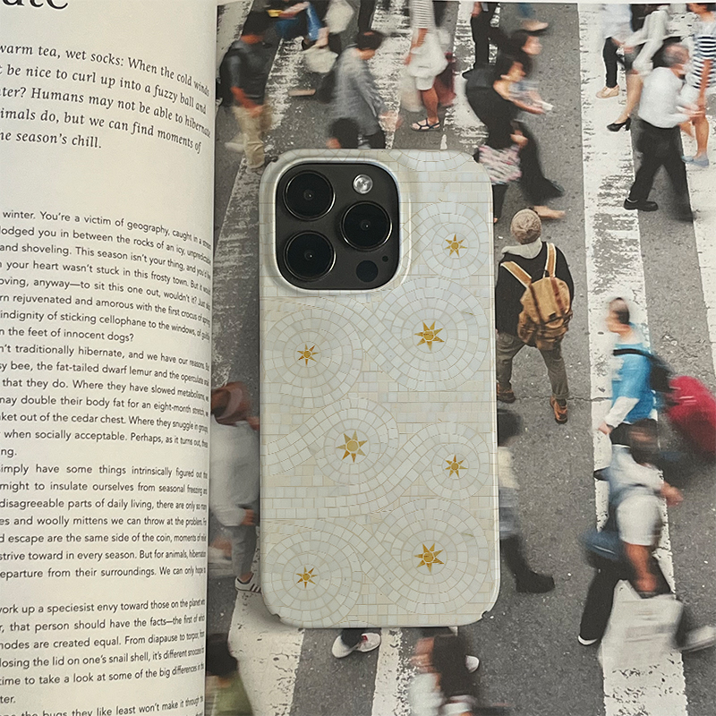 Marbling Phone Case For iPhone White-DLSW251441