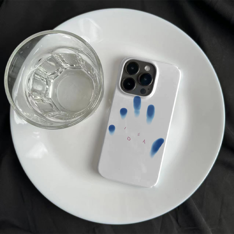 Fingerprint Phone Case For iPhone White-SYK251502