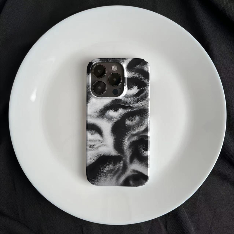 Deep-set eyes Phone Case For iPhone Black-SSY251539