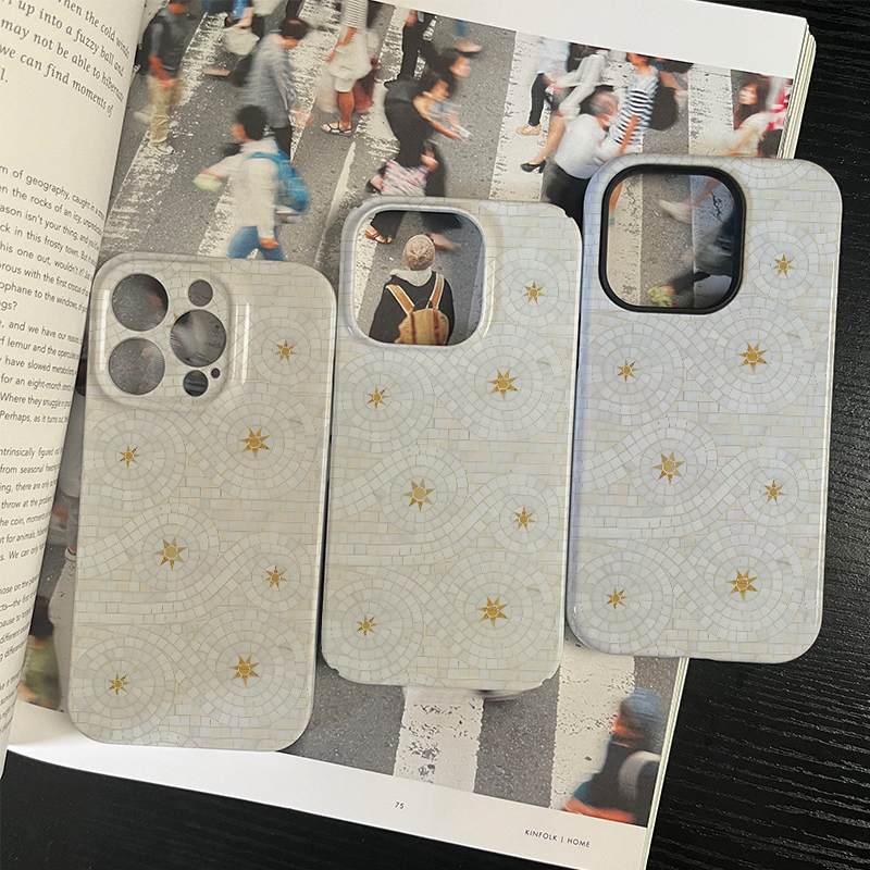 Marbling Phone Case For iPhone White-DLSW251441