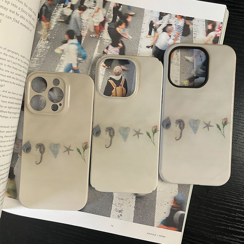 Retro Art Phone Case For iPhone White-FGM251443