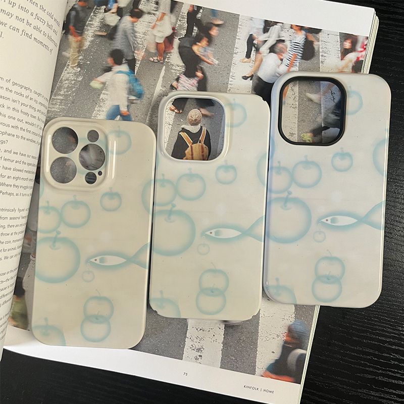 Apple Art Phone Case For iPhone White-PGK250420